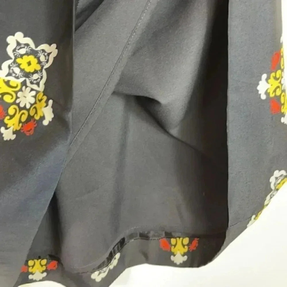 Crown & Ivy navy lined 12p with 3/4 sleeves dress - Picture 7 of 8